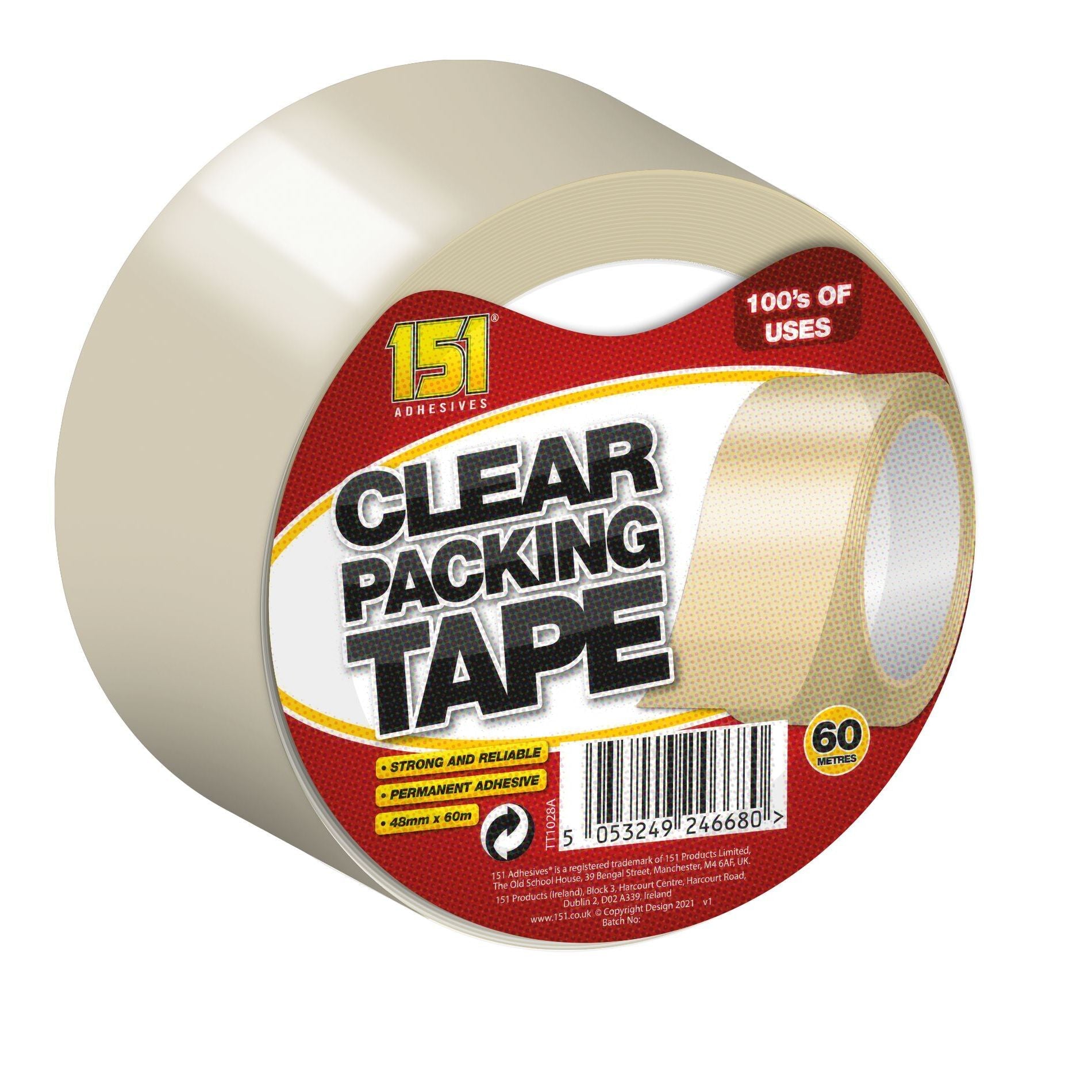 Clear Packing Tape (60m x 48mm)