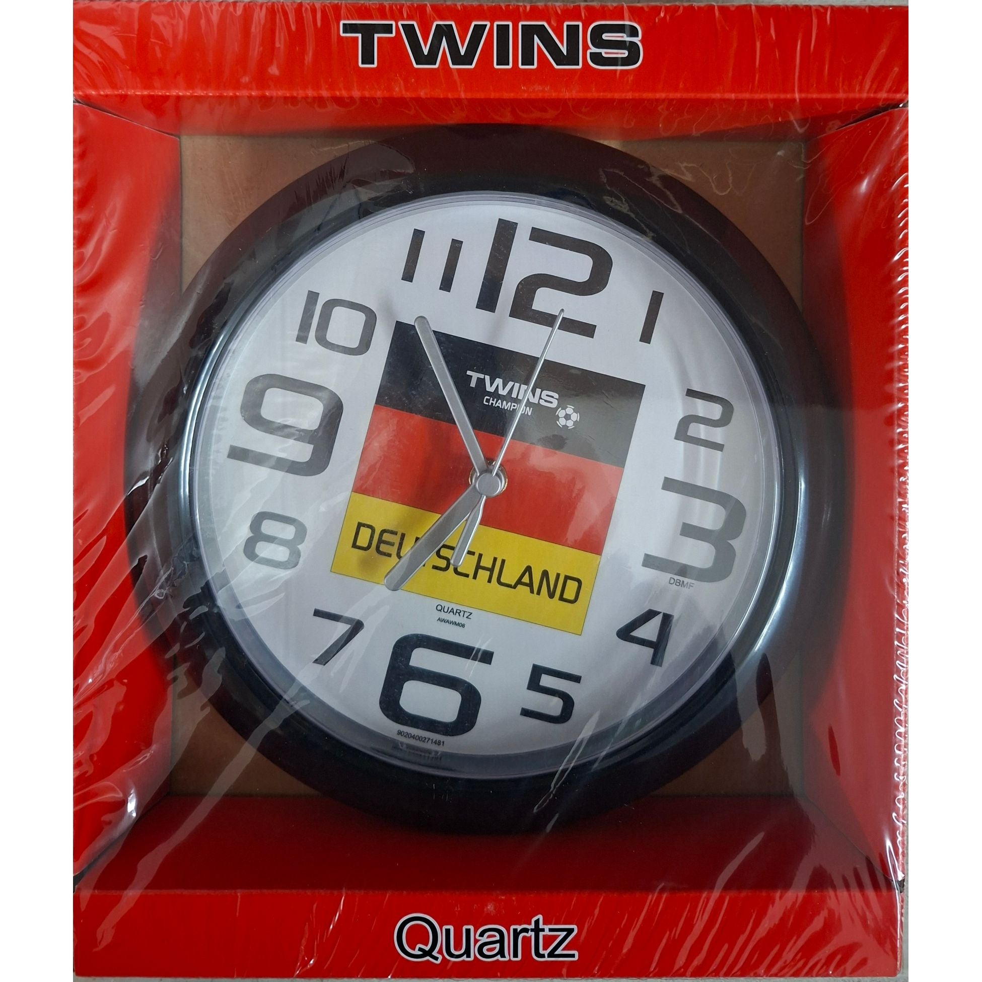 Wall Clock Germany Flag