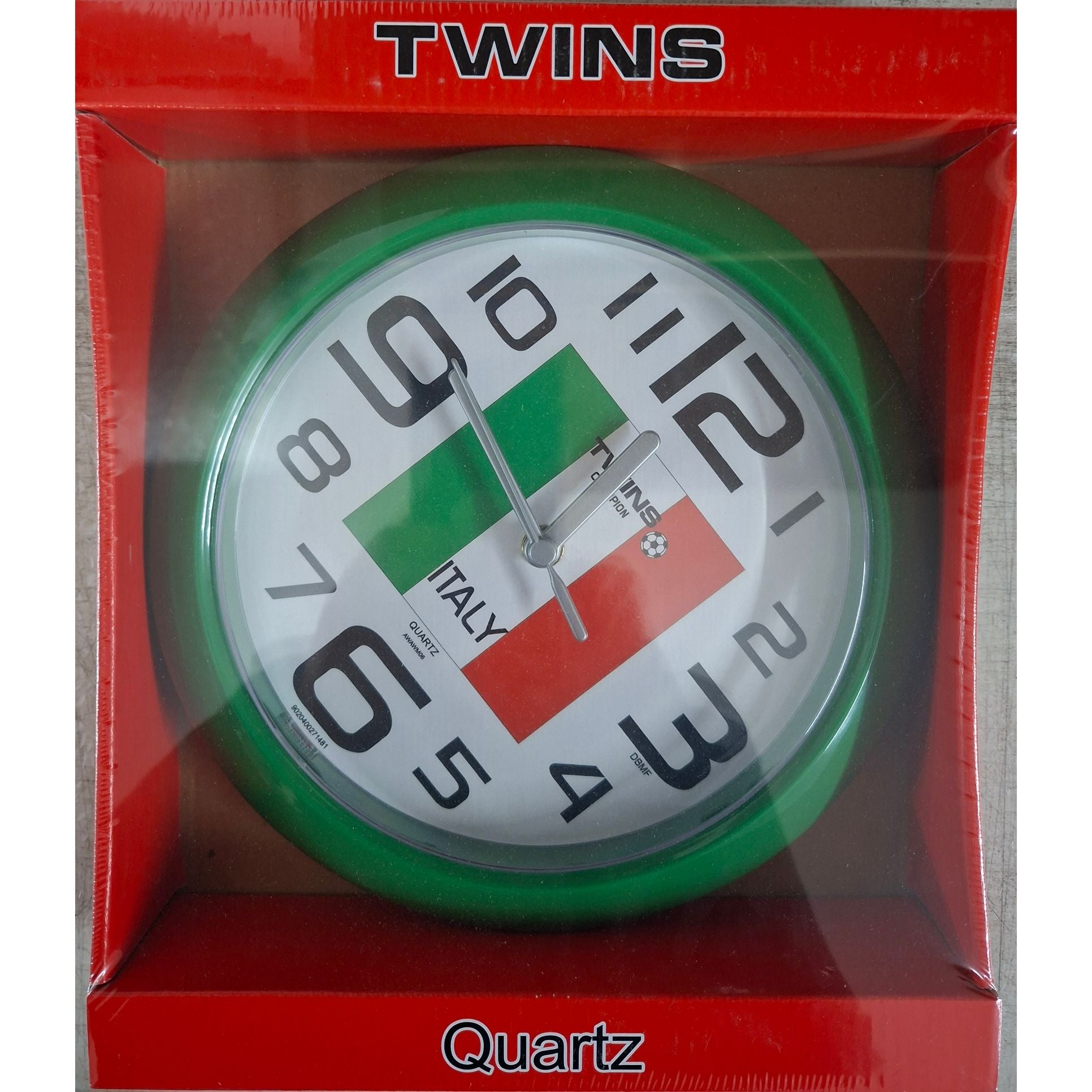 Wall Clock Italy Flag