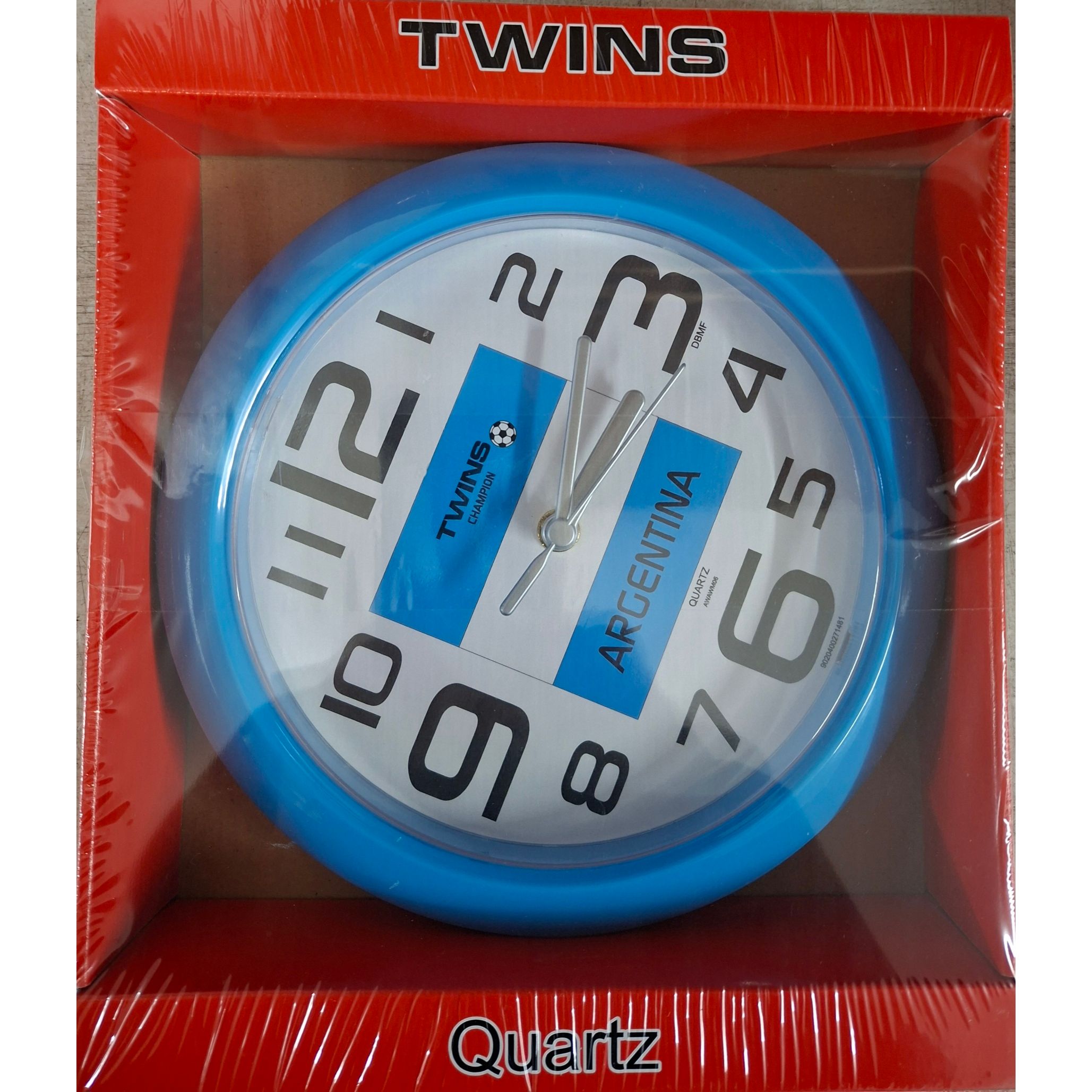 Wall Clock Argentina Flag