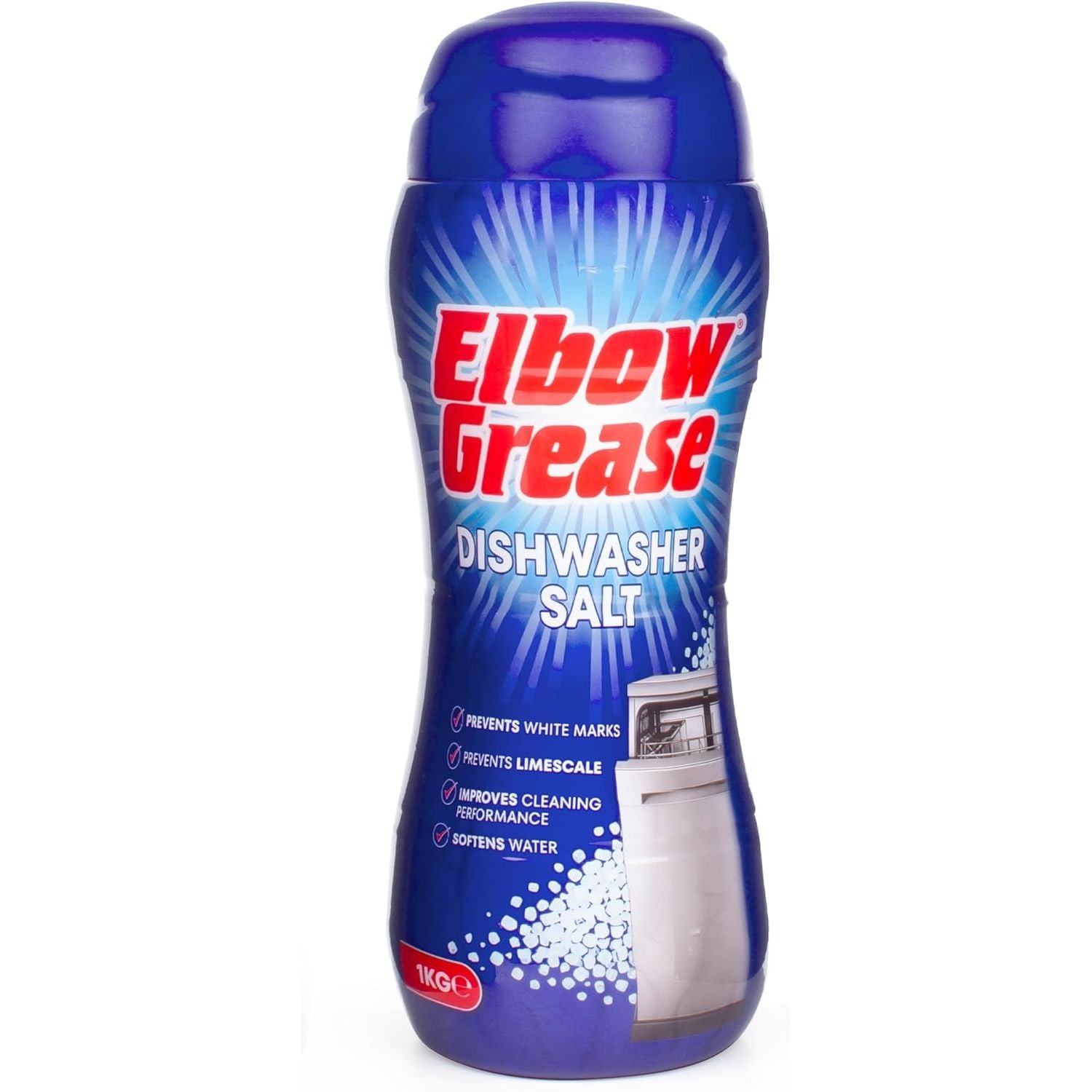 6 x Elbow Grease Dishwasher Salt 1kg