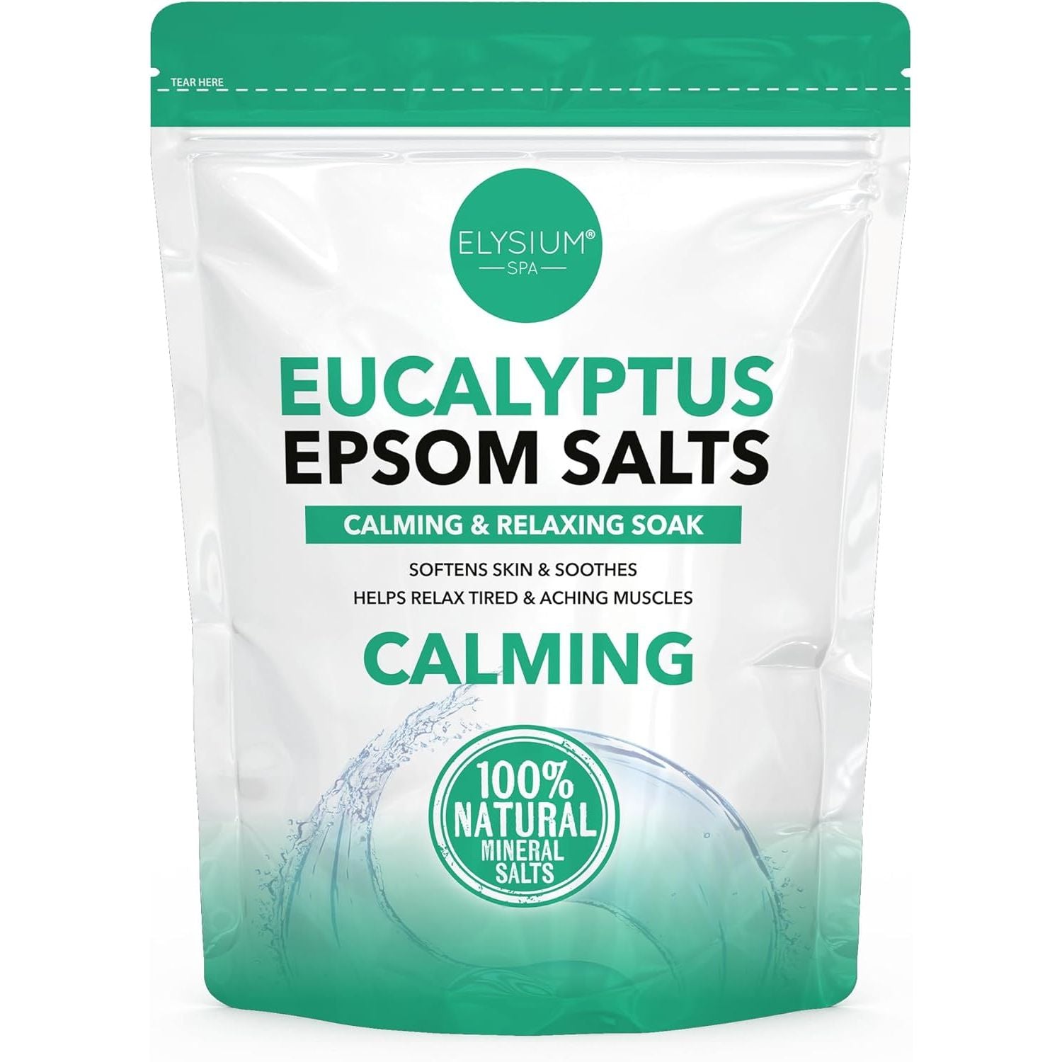 12 x Elysium Spa Epsom Salts Eucalyptus 450g