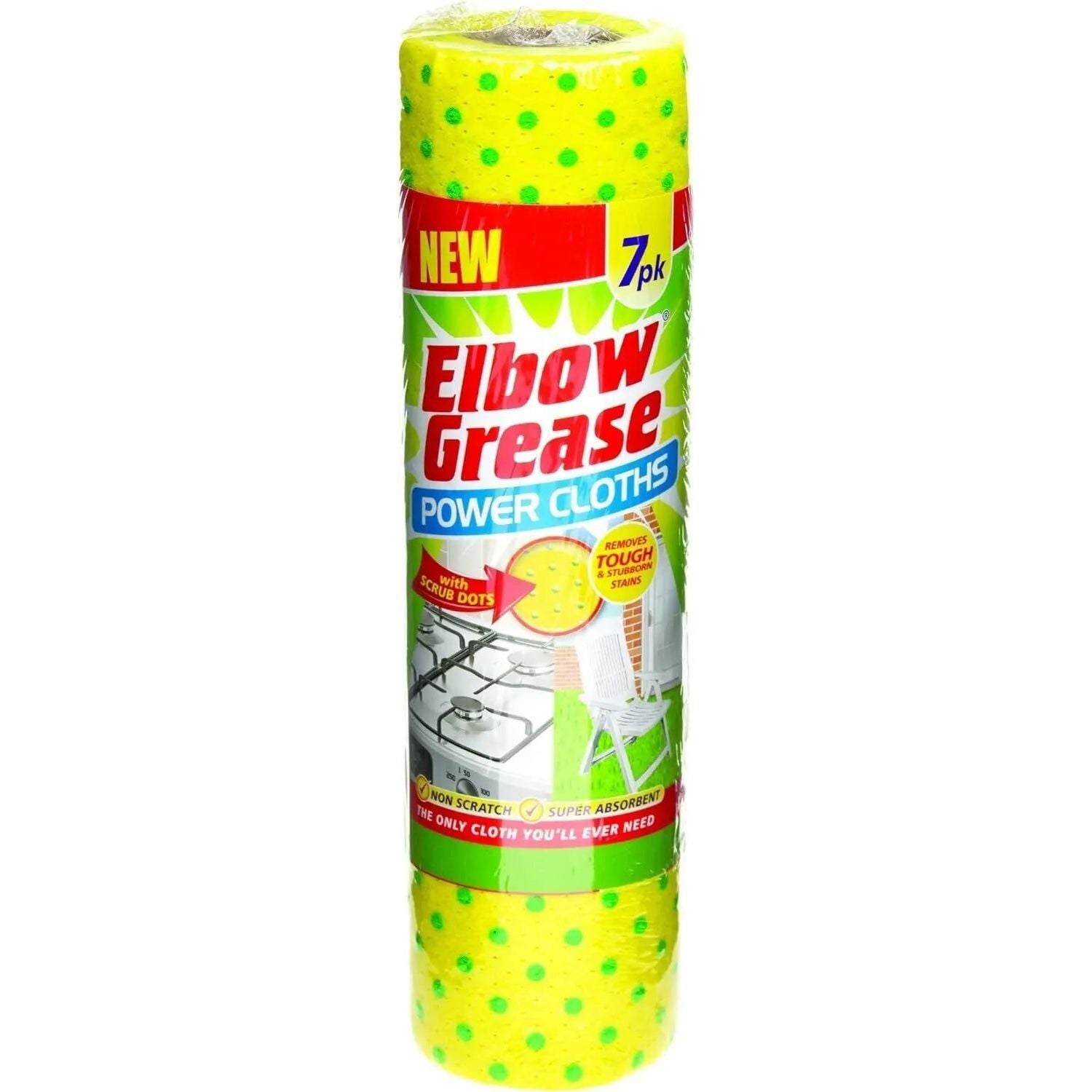 24 x Power Cleaning Cloths 7pk