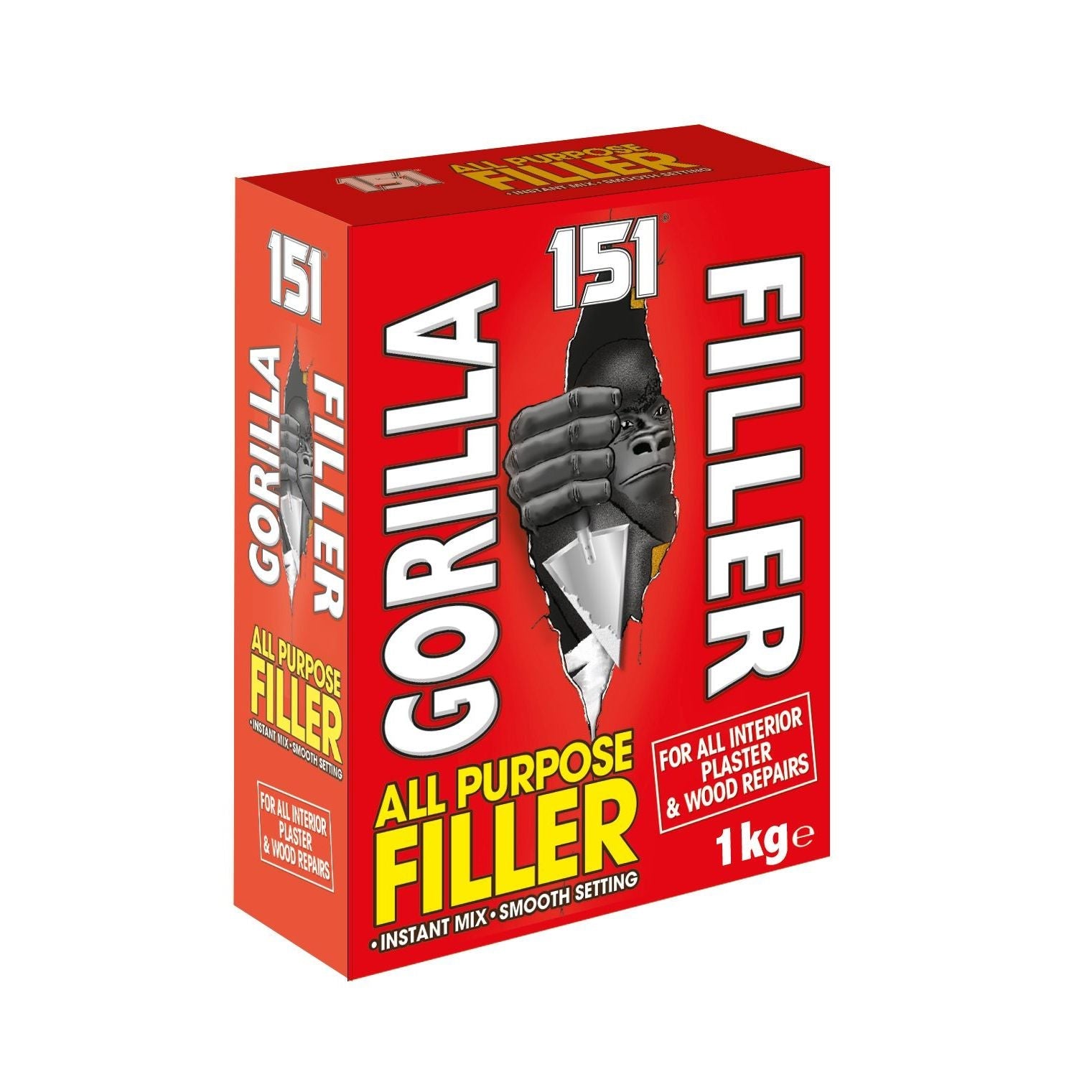 Gorilla Filler All Purpose Filler (boxed) 1kg