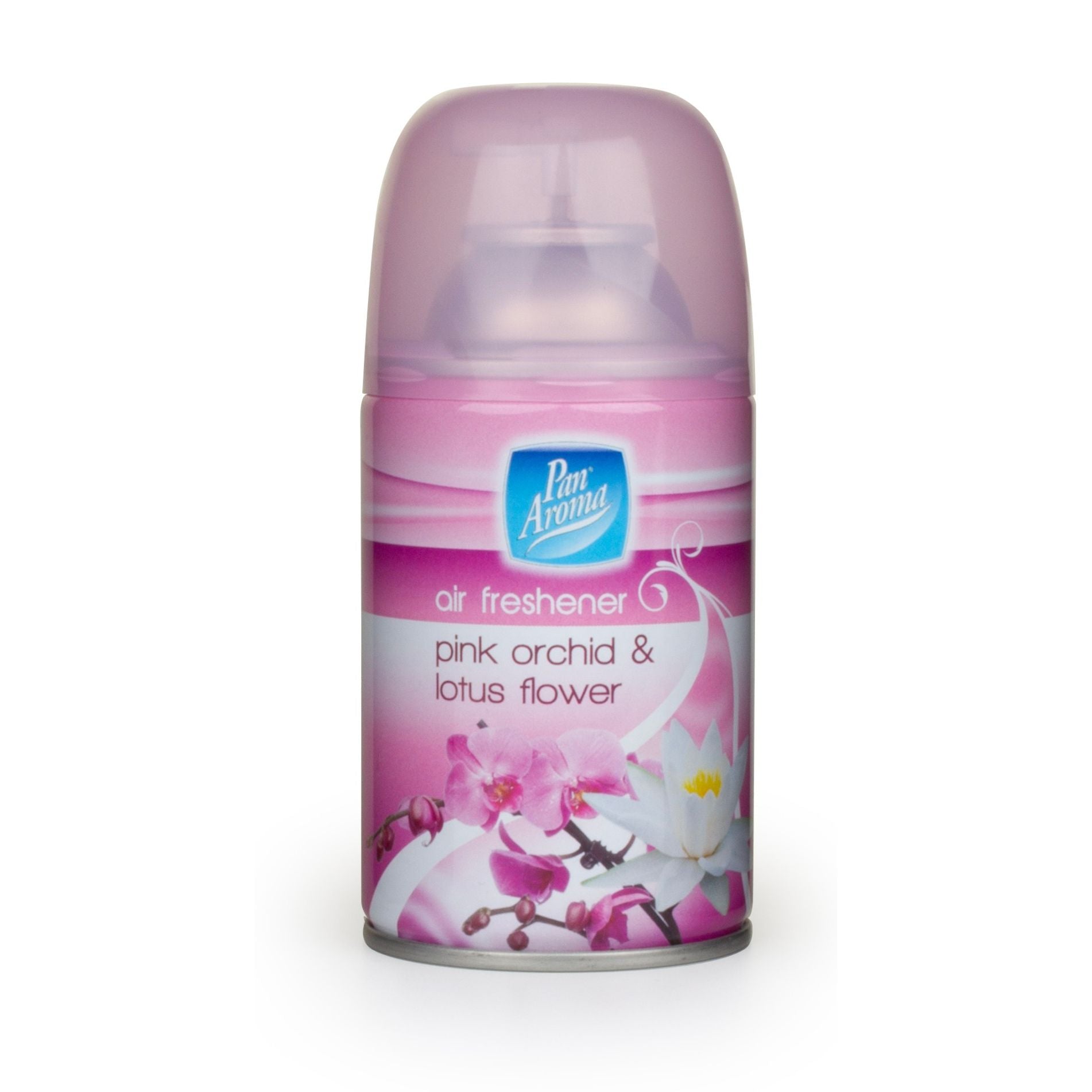 12 x Pan Aroma 250ml Freshener Refill Pink Orchid & Lotus Flower