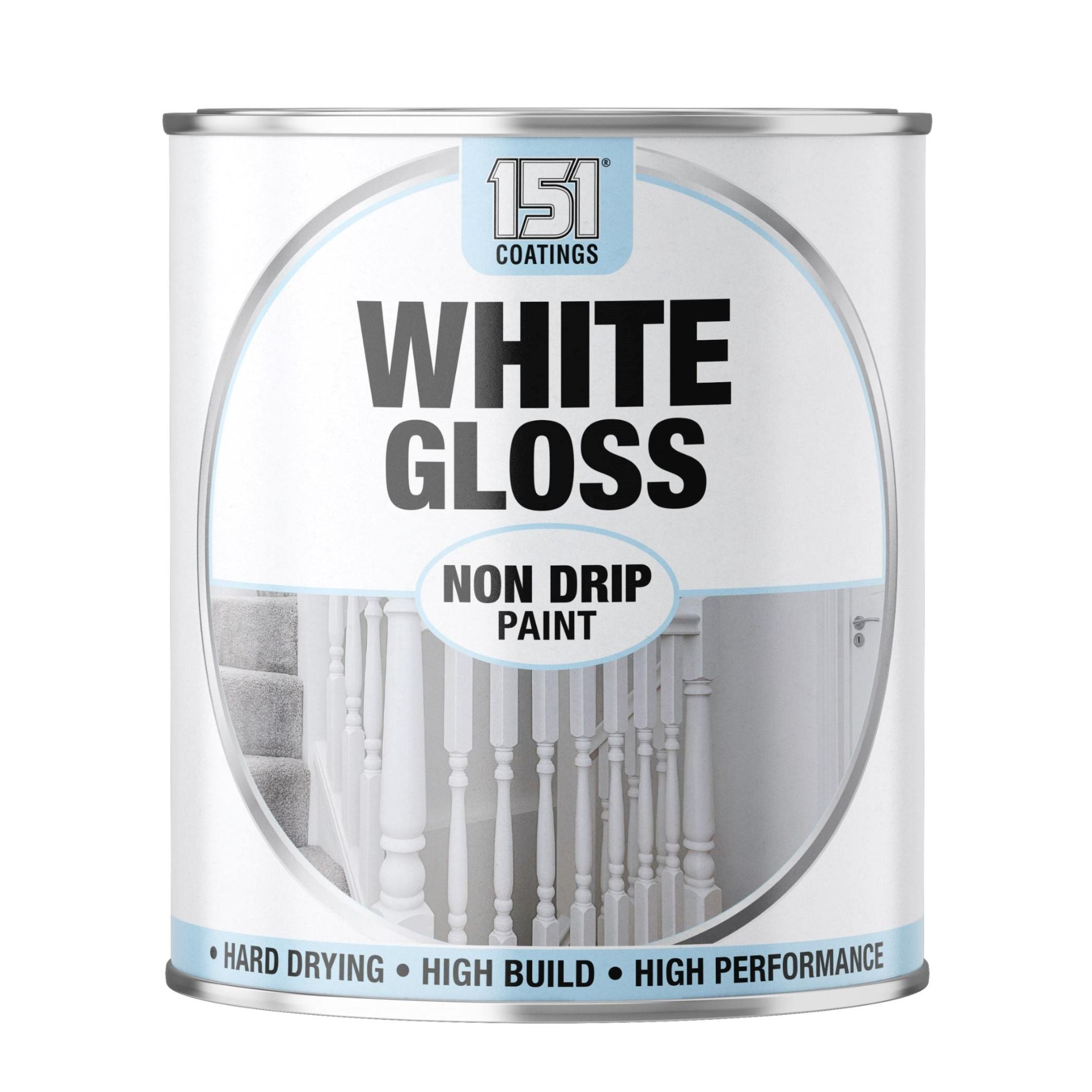 12 x White Gloss Non-drip Paint 300ml