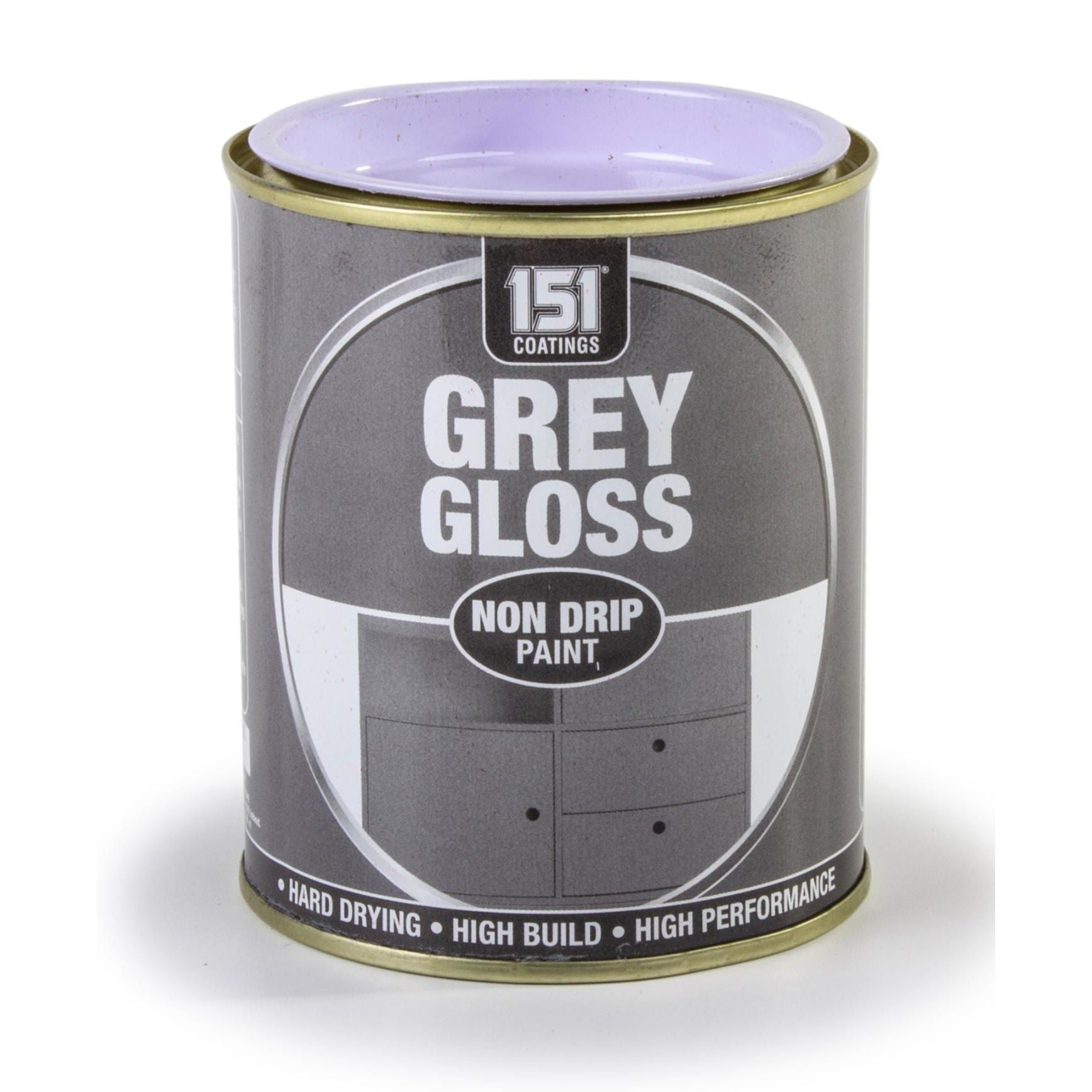 12 x Grey Gloss Non-drip Paint 300ml