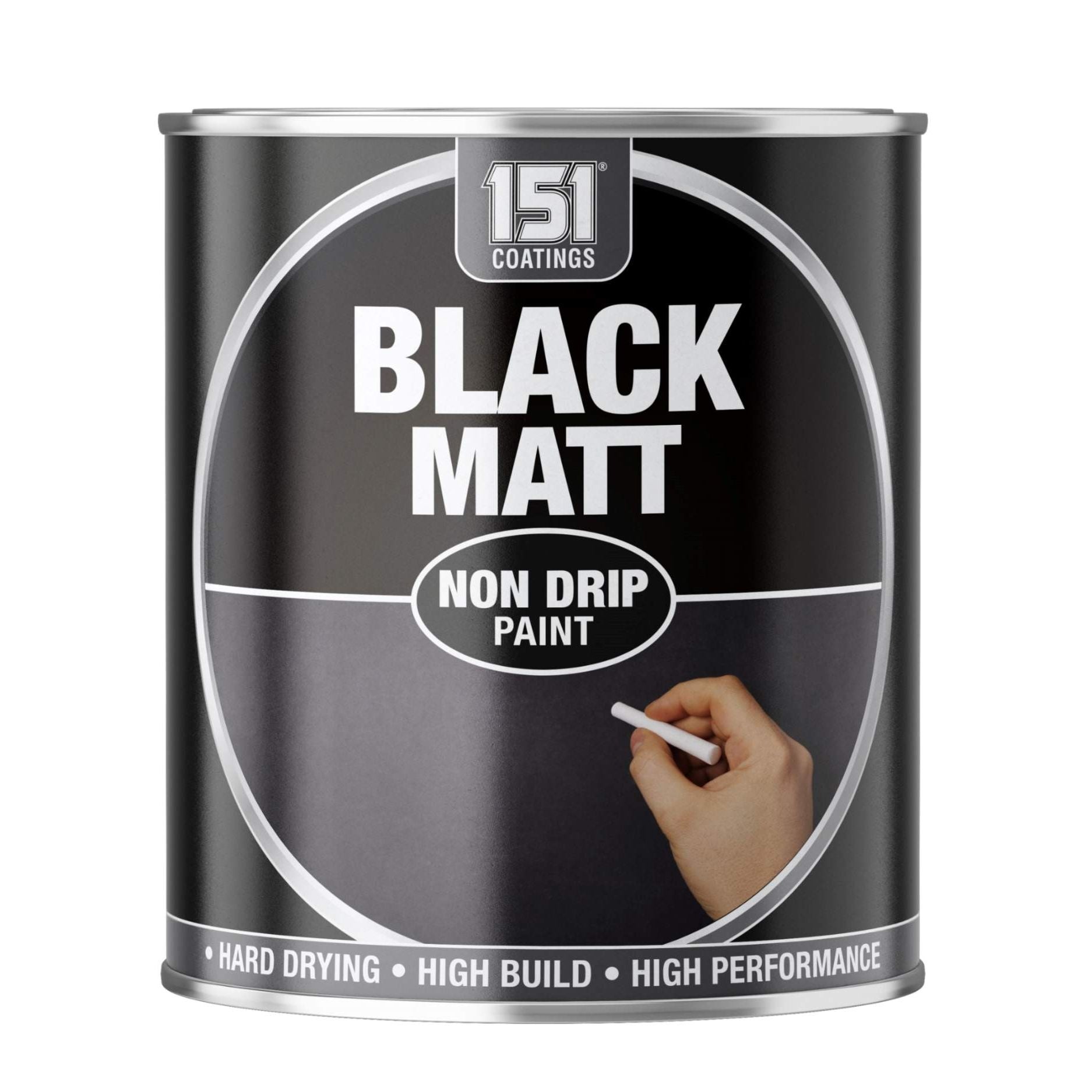 12 x Matt Black Non Drip Paint 300ml
