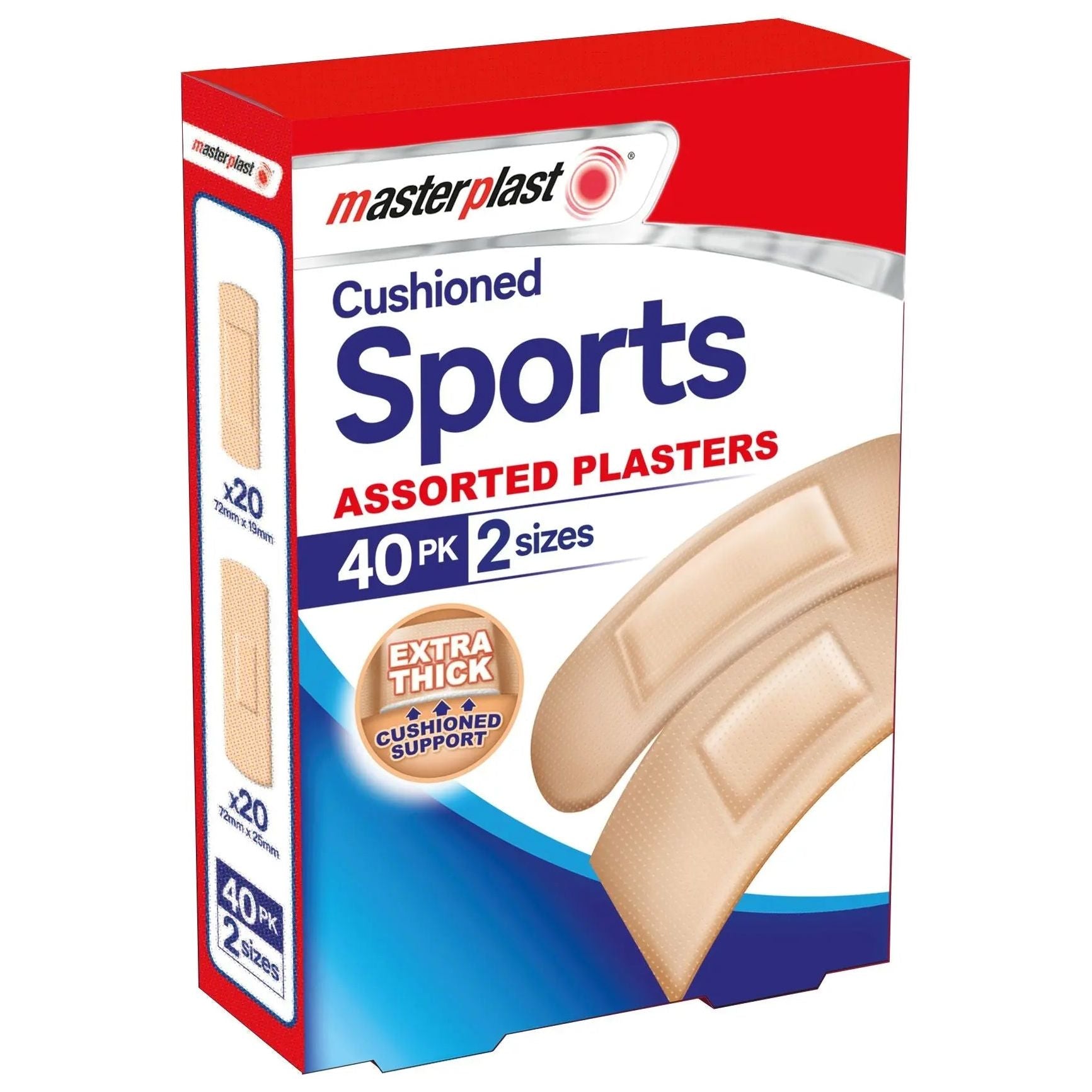 Sports Assorted Plasters 40pk