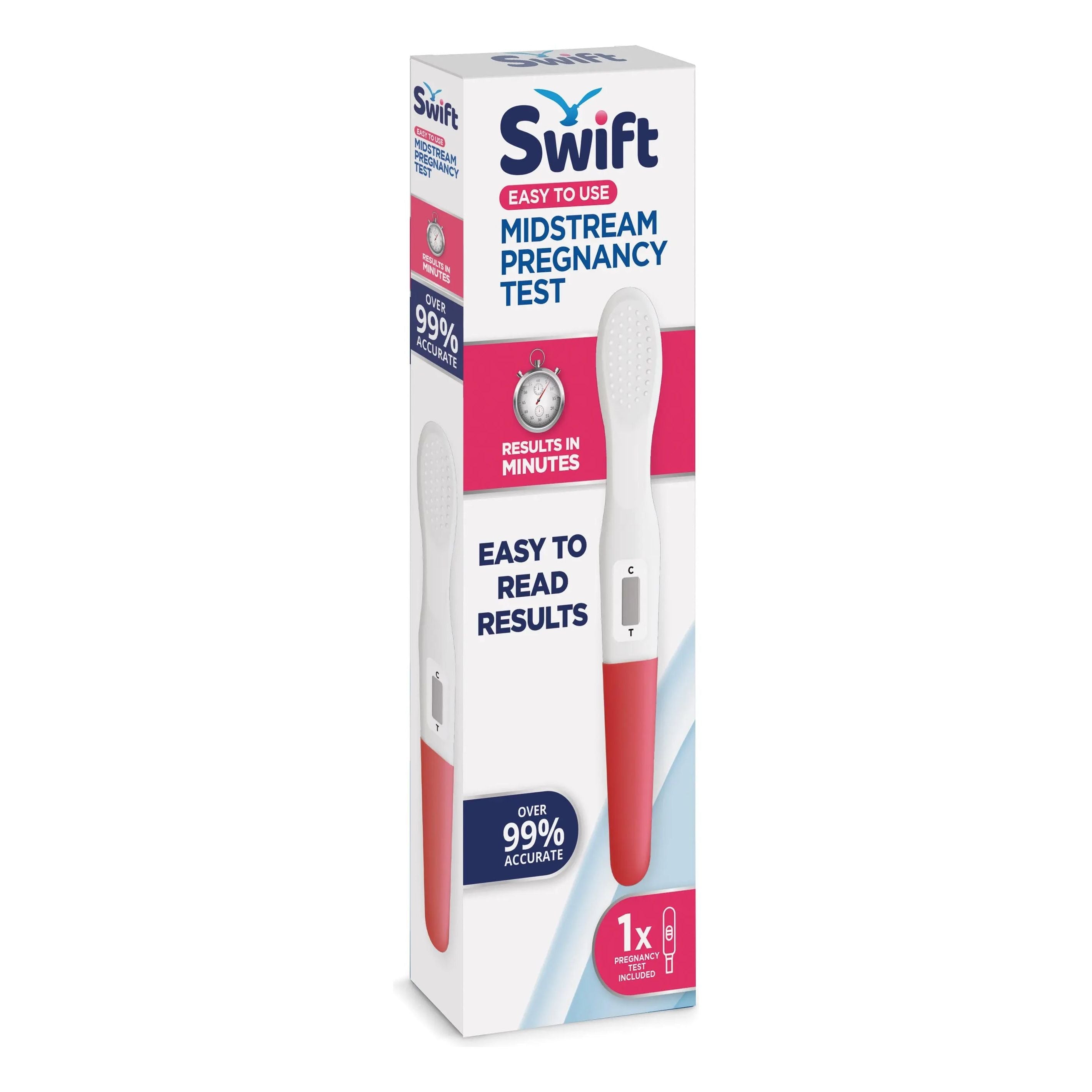 Midstream Pregnancy Test 1pk (25mlu/ml)