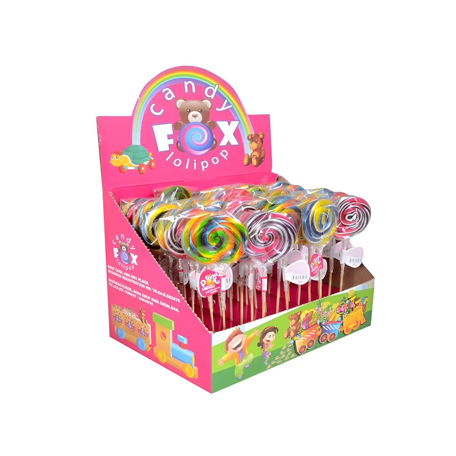 48 x Lollipops Round Shape 30g
