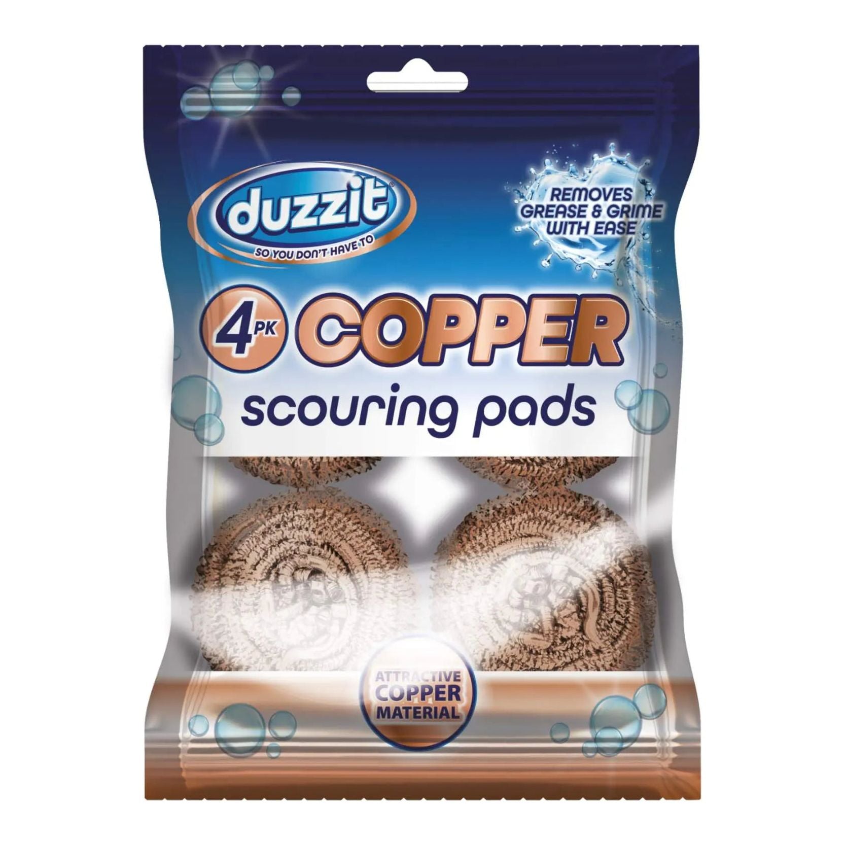 Copper Scouring Pads 4pk