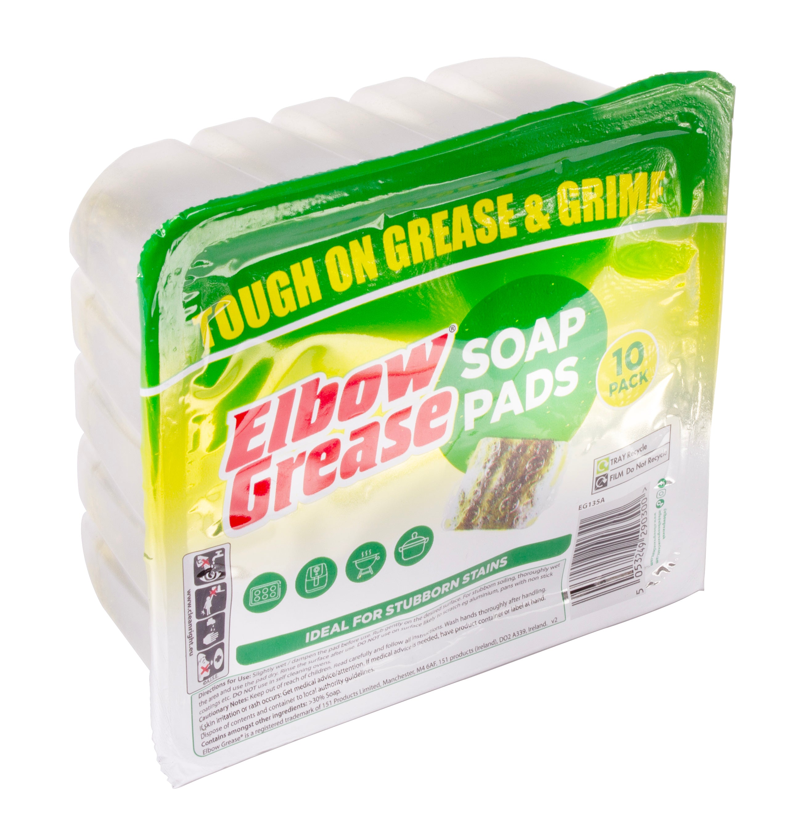 12 x Elbow Grease Soap Pads 10pk