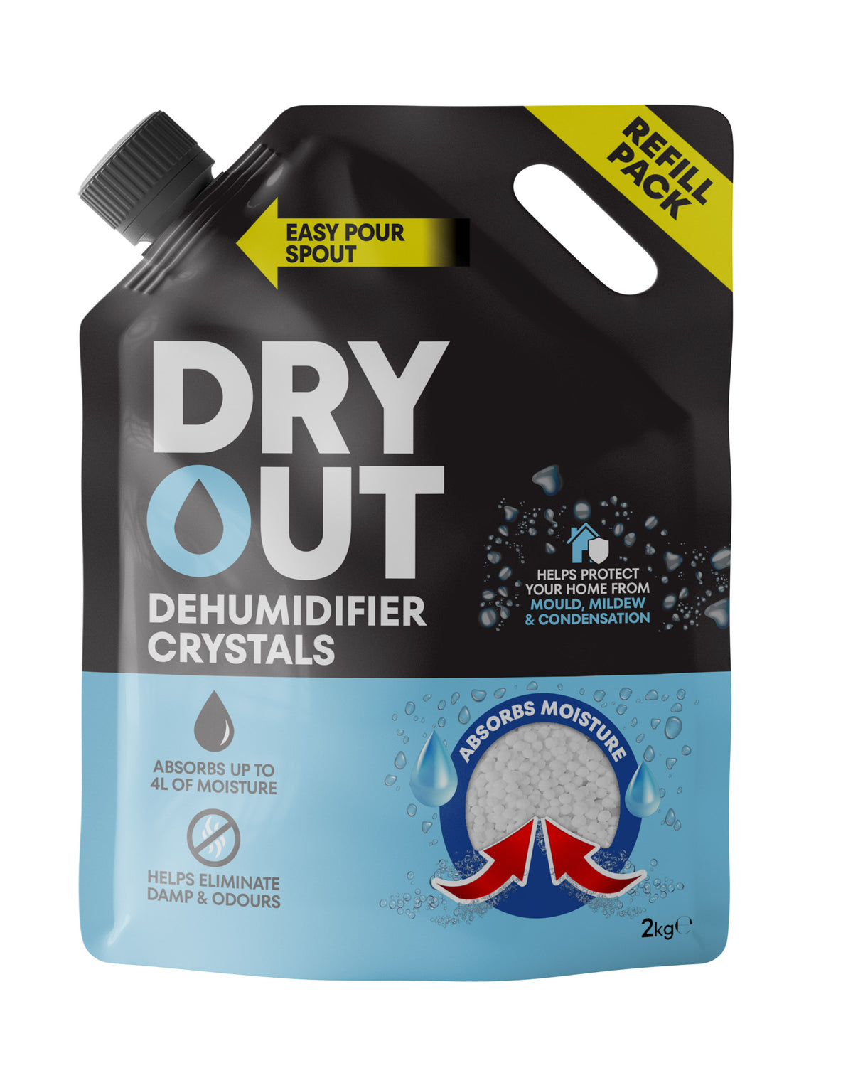 3 x Moisture Absorber Refill Crystals 2kg