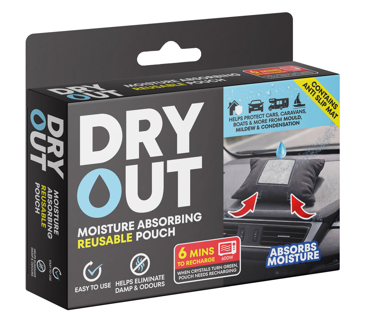 6 x Moisture Absorbing Reusable Pouch 300g