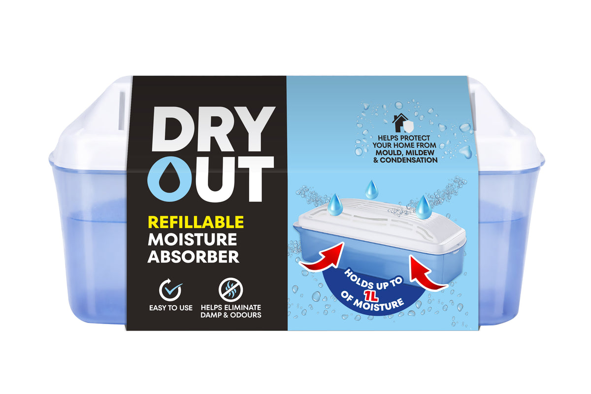 6 x Moisture Absorber Refillable + Crystals 500g