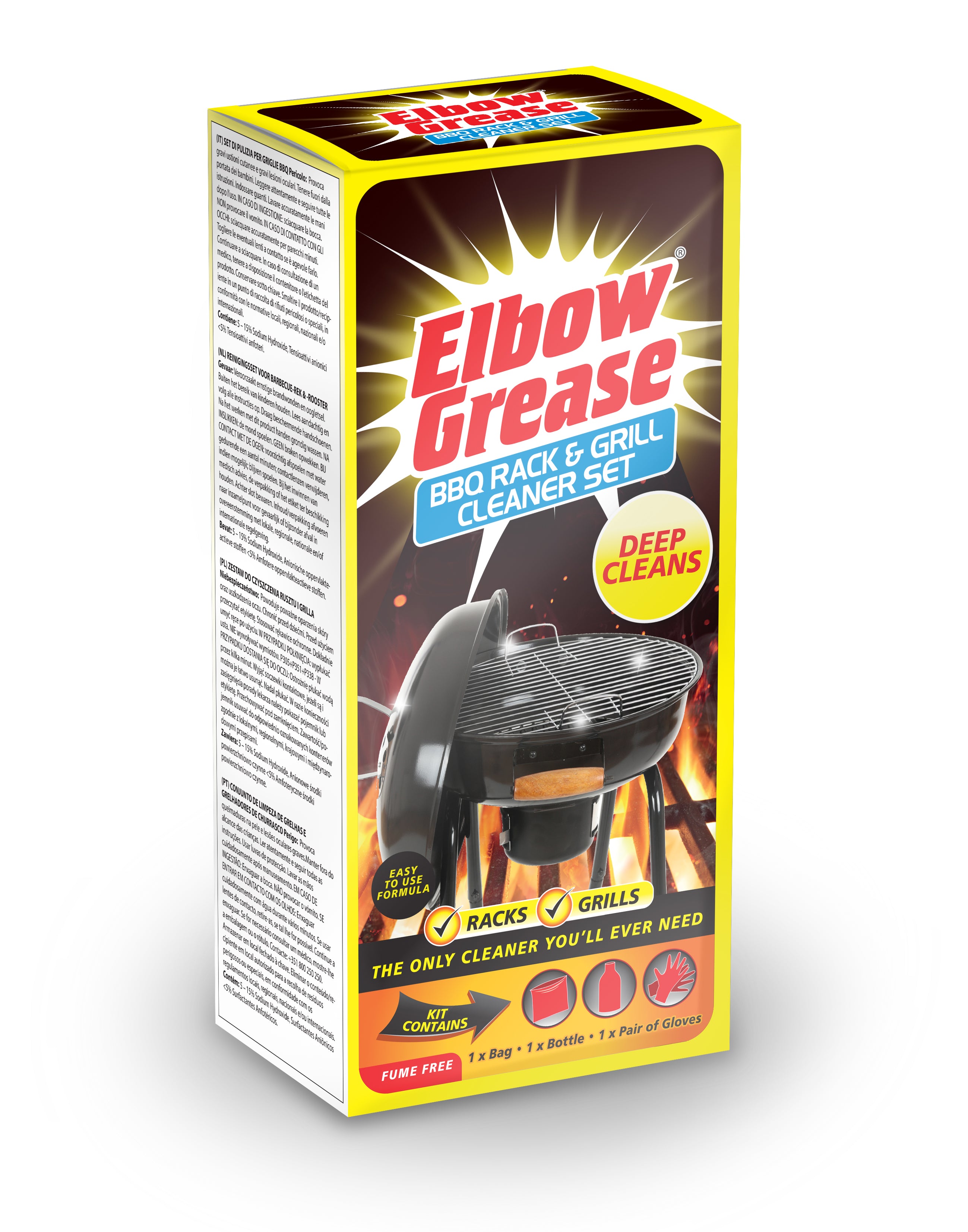 12 x Elbow Grease Bbq Rack And Grill Cleaning Set