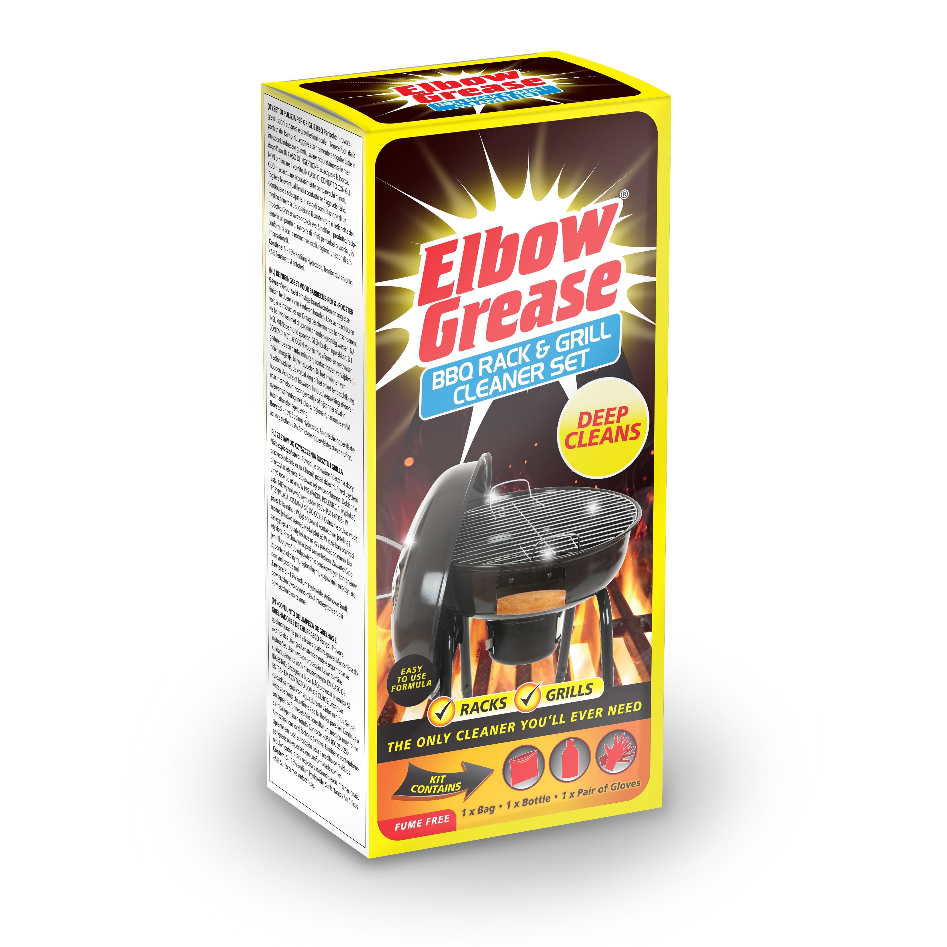 Elbow Grease Bbq Rack And Grill Cleaning Set