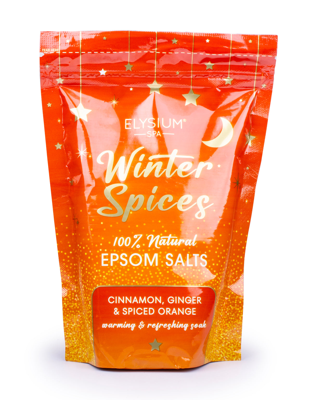 12 x Elysium Spa 450g Bath Salts Winter Spices