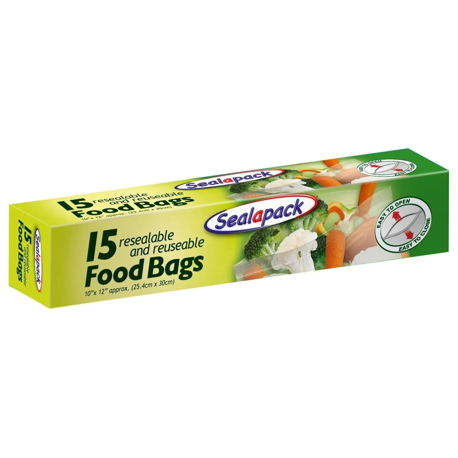 15Pk Food Bags 10" x 12"