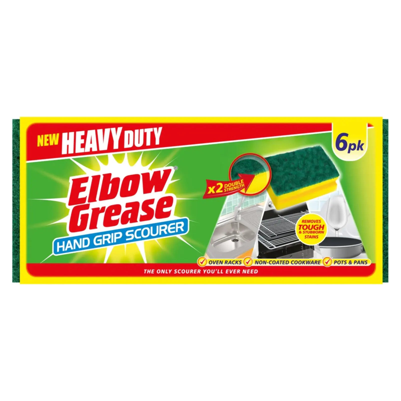12 x Kitchen Scourer 6 pack