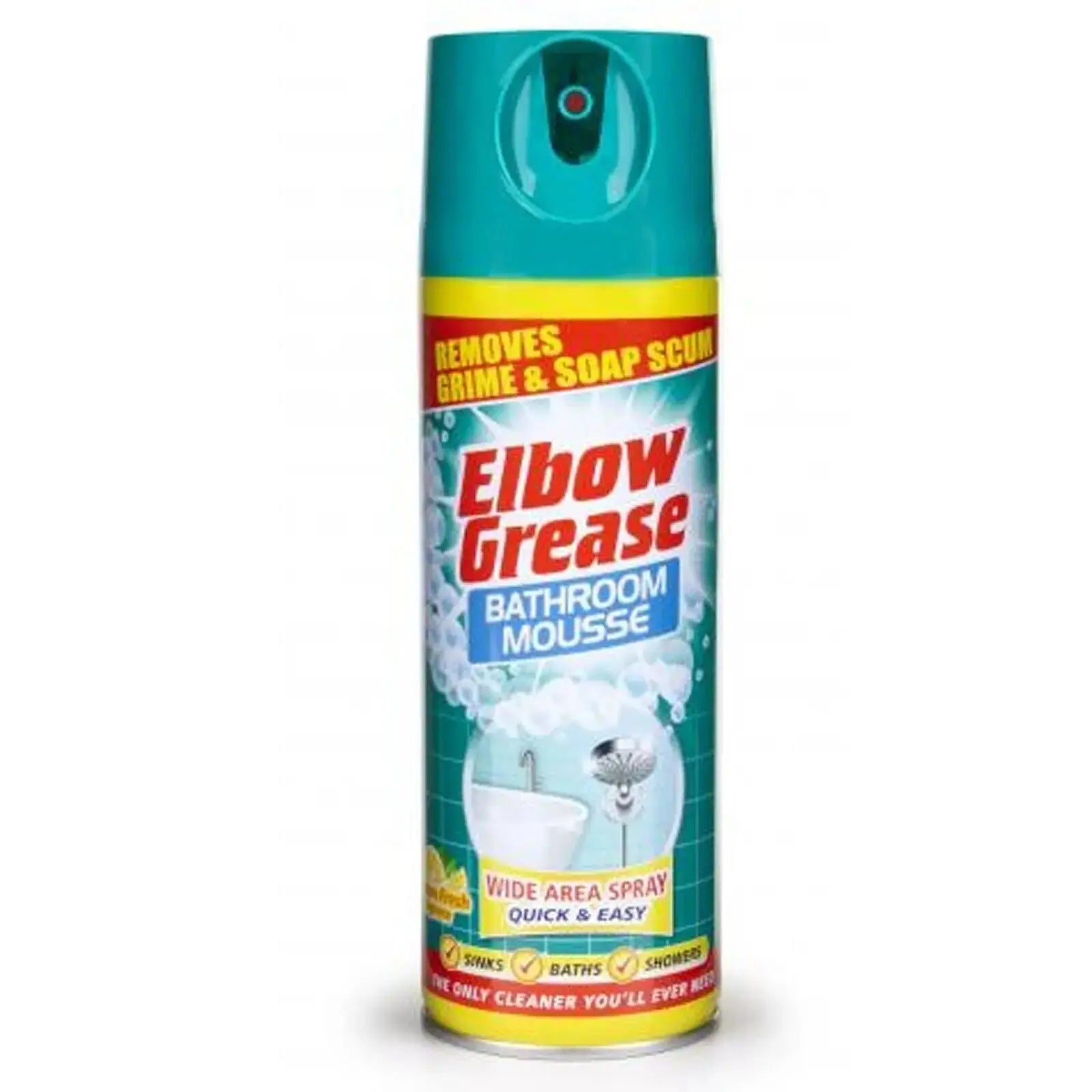 12 x Bathroom Mousse Lemon Elbow Grease