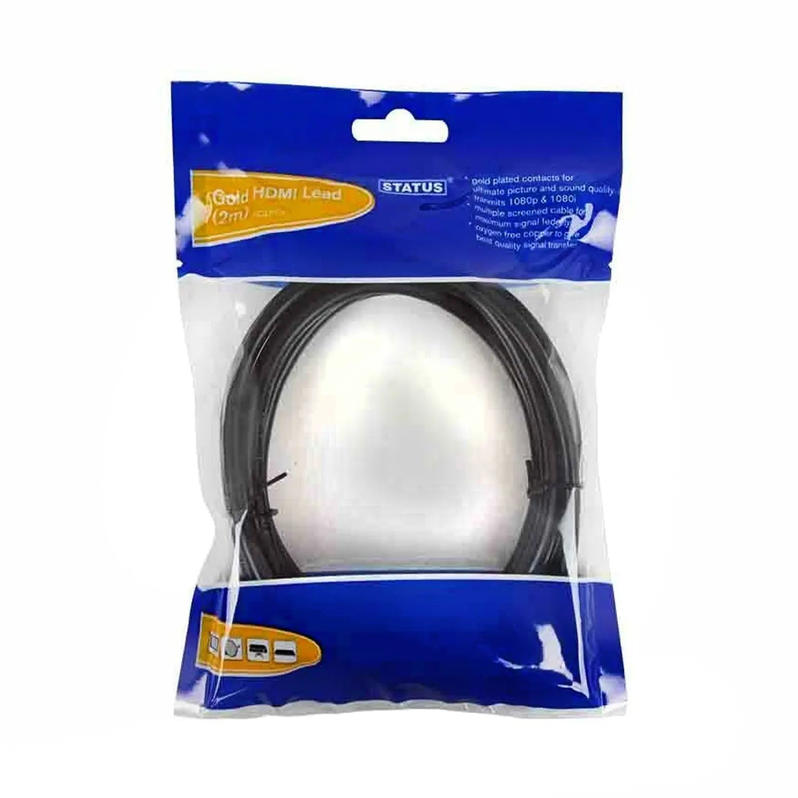 2 Metre HDMI Lead Gold Plated