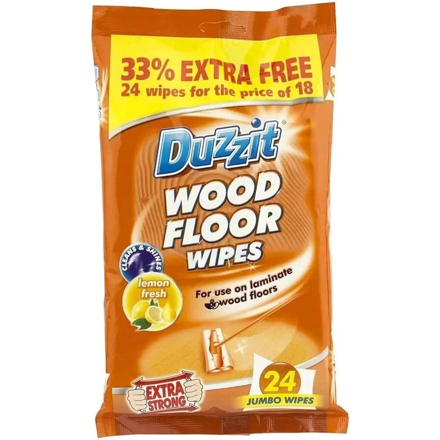 Wood Floor Wipes 24pk